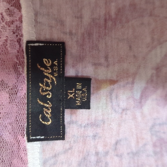 CAL STYLE MULTICOLORED SLEEVELESS CARDIGAN SZ XL - Picture 3 of 4